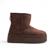 Europeon Union Women Brown Chamois Half Boot #3505